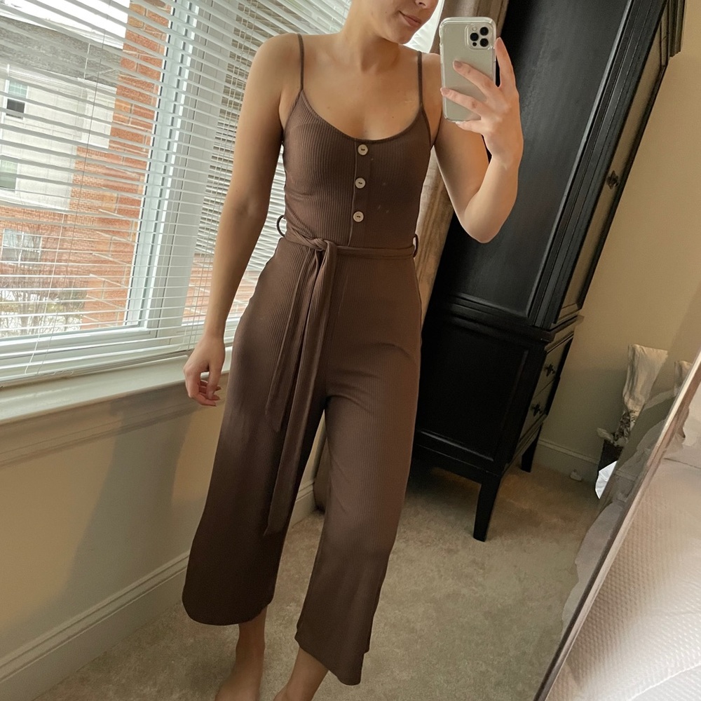 Brown Jumpsuit